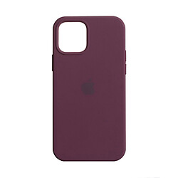 Чохол (накладка) Apple iPhone 12 / iPhone 12 Pro, Silicone Classic Case, MagSafe, Бордовий