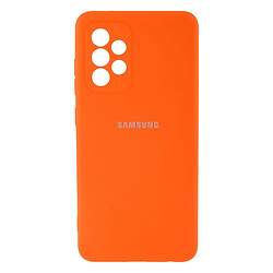 Чохол (накладка) Samsung A525 Galaxy A52, Original Soft Case, Помаранчевий