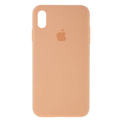 Чохол (накладка) Apple iPhone XS Max, Original Soft Case, Грейпфрут, Рожевий
