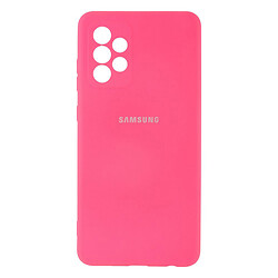 Чохол (накладка) Samsung A725 Galaxy A72, Original Soft Case, Shiny Pink, Рожевий