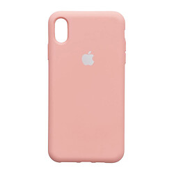 Чохол (накладка) Apple iPhone XS Max, Original Soft Case, Рожевий