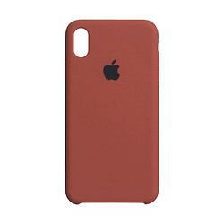 Чохол (накладка) Apple iPhone XS Max, Original Soft Case, Коричневий
