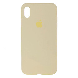 Чохол (накладка) Apple iPhone XS Max, Original Soft Case, Кремовий, Жовтий