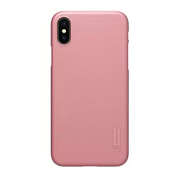 Чехол (накладка) Apple iPhone X / iPhone XS, Nillkin Super Frosted Shield, Розовый