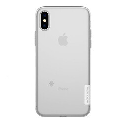 Чохол (накладка) Apple iPhone XS Max, Nillkin Nature TPU Case, Сірий
