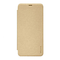 Чехол (книжка) Huawei Honor 6A, Nillkin Sparkle laser case, Золотой