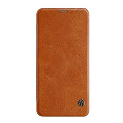 Чехол (книжка) Huawei Honor Note 10, Nillkin Qin leather case, Коричневый