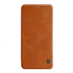 Чехол (книжка) Samsung A920 Galaxy A9, Nillkin Qin leather case, Коричневый