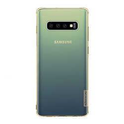 Чохол (накладка) Samsung G975 Galaxy S10 Plus, Nillkin Nature TPU Case, Коричневий
