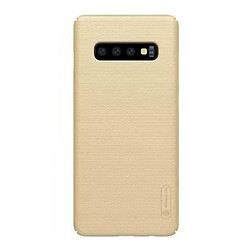 Чехол (накладка) Samsung G975 Galaxy S10 Plus, Nillkin Super Frosted Shield, Золотой