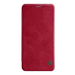 Чехол (книжка) Samsung J415 Galaxy J4 Plus 2018, Nillkin Qin leather case, Красный