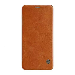 Чехол (книжка) Samsung J800F Galaxy J8 / J810 Galaxy J8, Nillkin Qin leather case, Коричневый