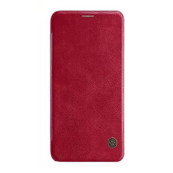 Чохол (книжка) Samsung J800F Galaxy J8 / J810 Galaxy J8, Nillkin Qin leather case, Червоний