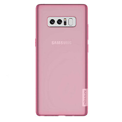 Чохол (накладка) Samsung N950 Galaxy Note 8, Nillkin Nature TPU Case, Рожевий