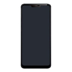 Дисплей (екран) LG G710 G7 ThinQ, Original (PRC), З сенсорним склом, З рамкою, Сірий