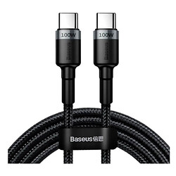 USB кабель Baseus CATKLF-ALG1 Cafule Flash Charging, Type-C, 2.0 м., Чорний