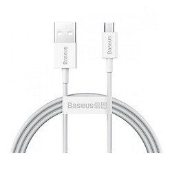 USB кабель Baseus Superior Series Fast Charging, MicroUSB, 1.0 м., Белый
