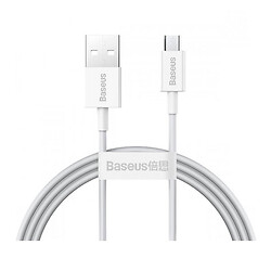 USB кабель Baseus Superior Series Fast Charging, MicroUSB, 1.0 м., Белый