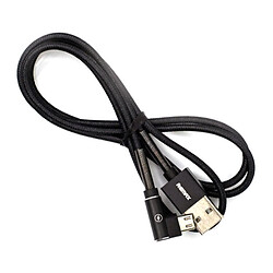 USB кабель Remax RC-119m, MicroUSB, Original, 1.0 м., Чорний