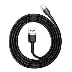 USB кабель Baseus CALKLF-CV1 Cafule Apple iPhone SE 2022 / iPhone 14 Pro Max / iPhone 14 Plus / iPhone 14 Pro / iPhone 14 / iPhone 13 Pro / iPhone 13 Mini / iPhone 13 / iPhone 13 Pro Max / iPhone 12 Mini / iPhone 12 Pro Max, Lightning, 2.0 м., Чорний