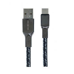 USB кабель Moxom MX-CB75, Type-C, 1.0 м., Чорний