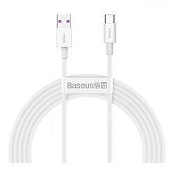 USB кабель Baseus CATYS-02 Superior Series Fast Charging Data Cable, Type-C, 1.0 м., Белый