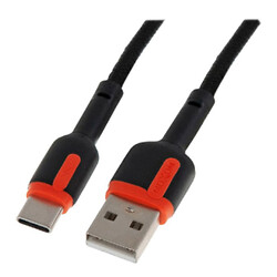 USB кабель Moxom MX-CB52, Type-C, 1.0 м., Чорний