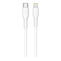 USB кабель Moxom MX-CB77 Power Delivery Apple iPhone 12 Mini / iPhone 12 Pro Max / iPhone 12 Pro / iPhone 12 / iPhone SE 2020 / iPad PRO 9.7 2018 / iPhone 11 Pro Max / iPhone 11 Pro / iPhone 11 / iPad Pro 11 2019, MicroUSB, Lightning, 1.0 м., Белый
