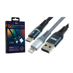 USB кабель Remax RC-152a, Original, Type-C, 1.0 м., Черный