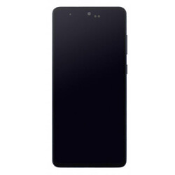 Дисплей (екран) Samsung N770 Galaxy Note 10 Lite, З рамкою, З сенсорним склом, Amoled, Чорний