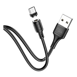 USB кабель Hoco X52 Sereno Magnetic, MicroUSB, 1.0 м., Чорний