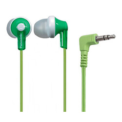 Навушники Panasonic RP-HJE118GU-G, З мікрофоном, Зелений