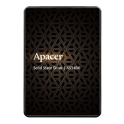 SSD диск Apacer AS340X, 480 Гб., Черный