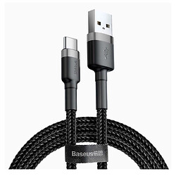 USB кабель Baseus CATKLF-AG1 Cafule, Type-C, 0.5 м., Чорний