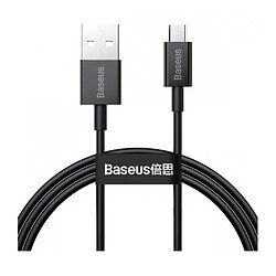 USB кабель Baseus Superior Series Fast Charging, MicroUSB, 1.0 м., Чорний