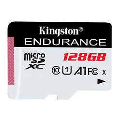 Карта пам'яті Kingston microSDXC Endurance A1 UHS-1 U1, 128 Гб.