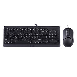 Клавіатура та миша A4Tech Fstyler F1512, Чорний