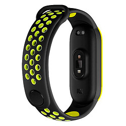 Ремешок Xiaomi Mi Band 5 / Mi Band 6, Sport Band, Черный С Зеленым, Черный