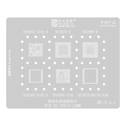 Трафарет Amaoe BGA HW:12 0.12mm