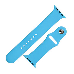 Ремешок Apple Watch 42 / Watch 44, Silicone WatchBand, Sea Blue, Голубой
