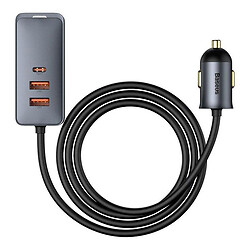 АЗУ Baseus CCBT-A0G Share Together Fast Car Charger, Серый