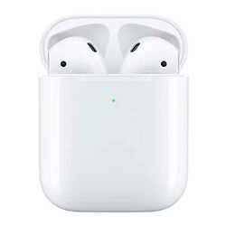 Bluetooth-гарнитура Apple AirPods 2, High quality, Стерео, Белый