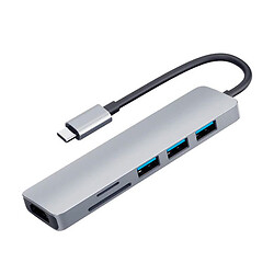 USB Hub, Type-C, Чорний