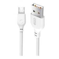 USB кабель XO NB103, MicroUSB, Білий