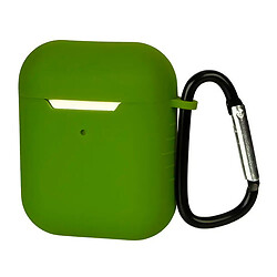 Чохол (накладка) Apple AirPods / AirPods 2, Ultra Thin Silicone Case, Зелений