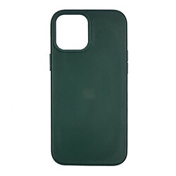Чохол (накладка) Apple iPhone 12 Pro Max, Leather Case Color, MagSafe, Зелений