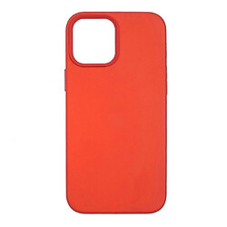 Чохол (накладка) Apple iPhone 12 Pro Max, Leather Case Color, MagSafe, Помаранчевий
