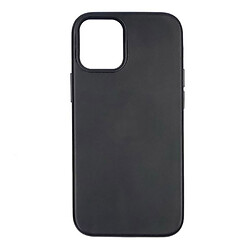 Чохол (накладка) Apple iPhone 12 Pro Max, Leather Case Color, MagSafe, Чорний