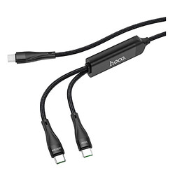 USB кабель Hoco U102, Type-C, 1.2 м., Чорний