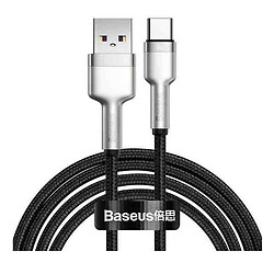USB кабель Baseus CAKF000201 Cafule, Type-C, 2.0 м., Чорний
